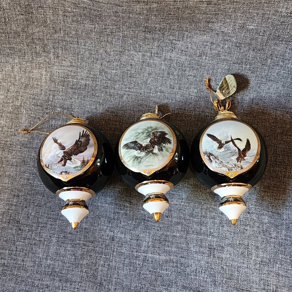 Bradford Editions 1999 Larry K. Martin America The Beautiful Ornament Collection